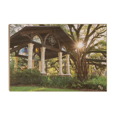 Florida State Seminoles - Gazebo at Greek Park - College Wall Art #Wood