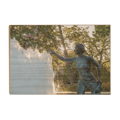 Florida State Seminoles - Landis Fountain Sunrise - College Wall Art #Wood