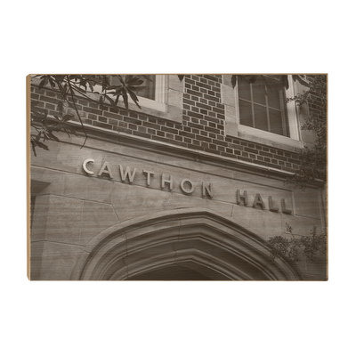 Florida State Seminoles - Cawthon Hall - College Wall Art #Wood