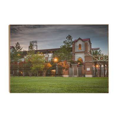 Florida State Seminoles - Dick Howser at Dusk - College Wall Art #Wood
