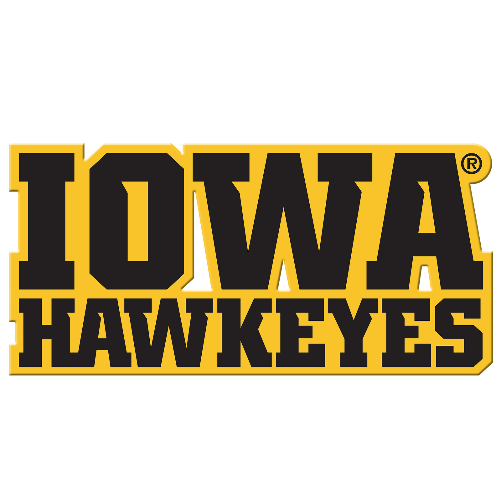 Iowa Hawkeyes - Iowa Hawkeyes Single Layer Dimensional