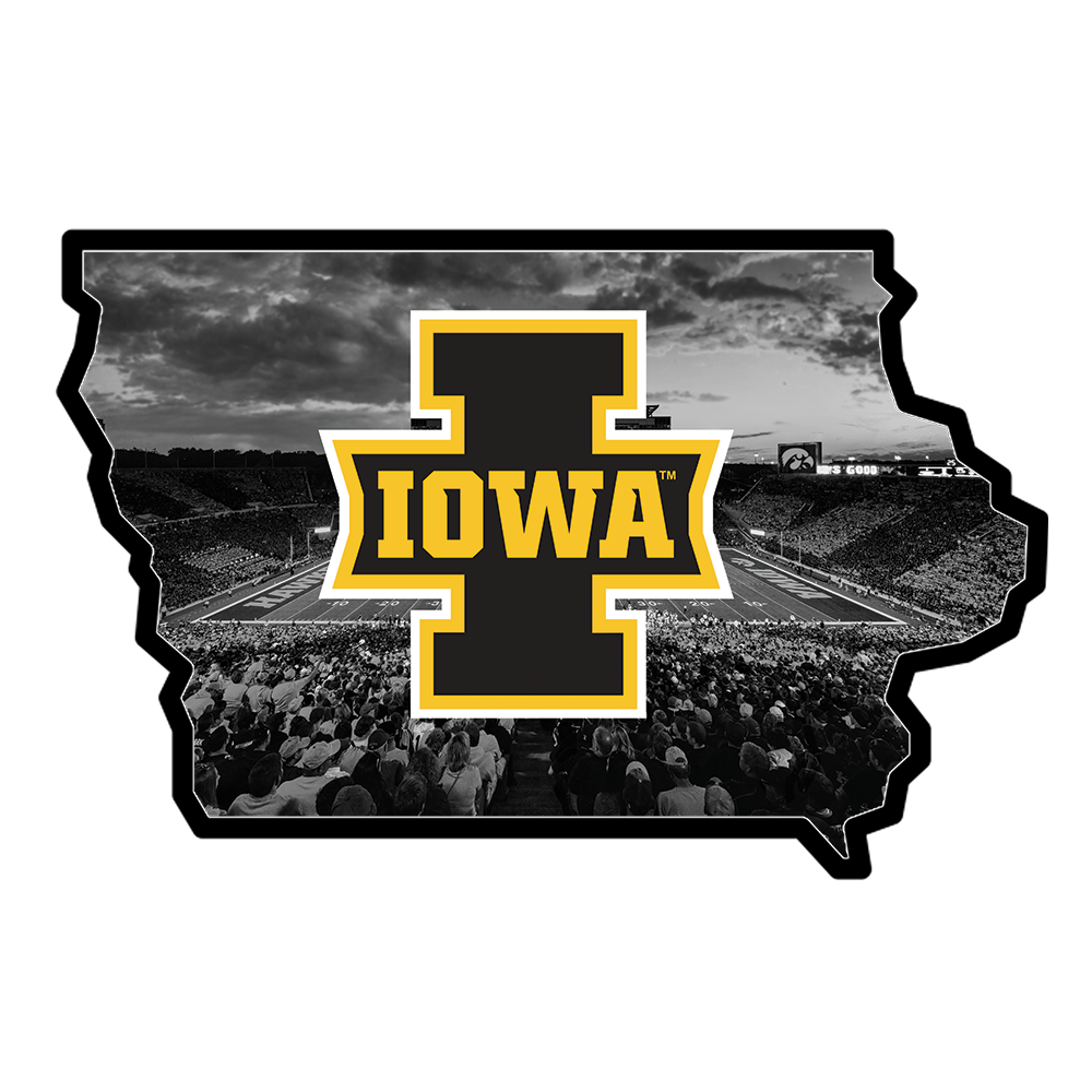 Iowa Hawkeyes - Iowa Single Layer Dimensional