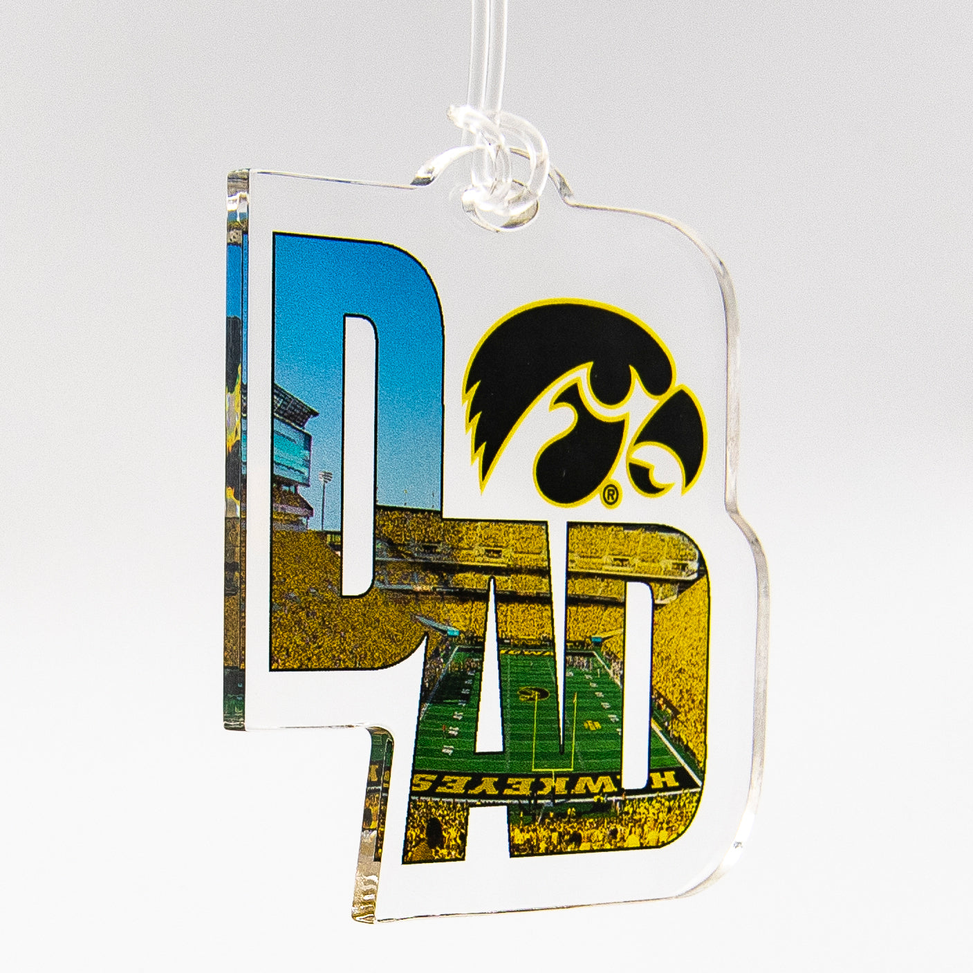 Iowa Hawkeyes - Iowa Dad Bag Tag