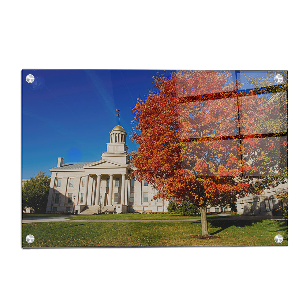 Iowa Hawkeyes- Autumn Old Capital - College Wall Art #Canvas