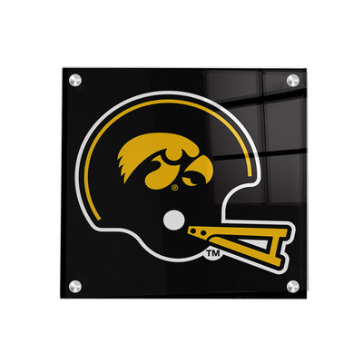 Iowa Hawkeyes - Iowa Helmet - College Wall Art #Acrylic