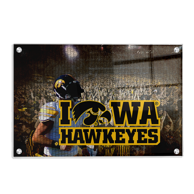 Iowa Hawkeyes - Iowa Hawkeyes football - College Wall Art #Acrylic