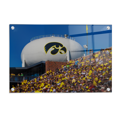 Iowa Hawkeyes - Hawkeye Water Tower - College Wall Art #Acrylic