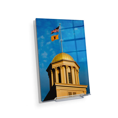 Iowa Hawkeyes - The Gold Dome - College Wall Art #Acrylic Mini