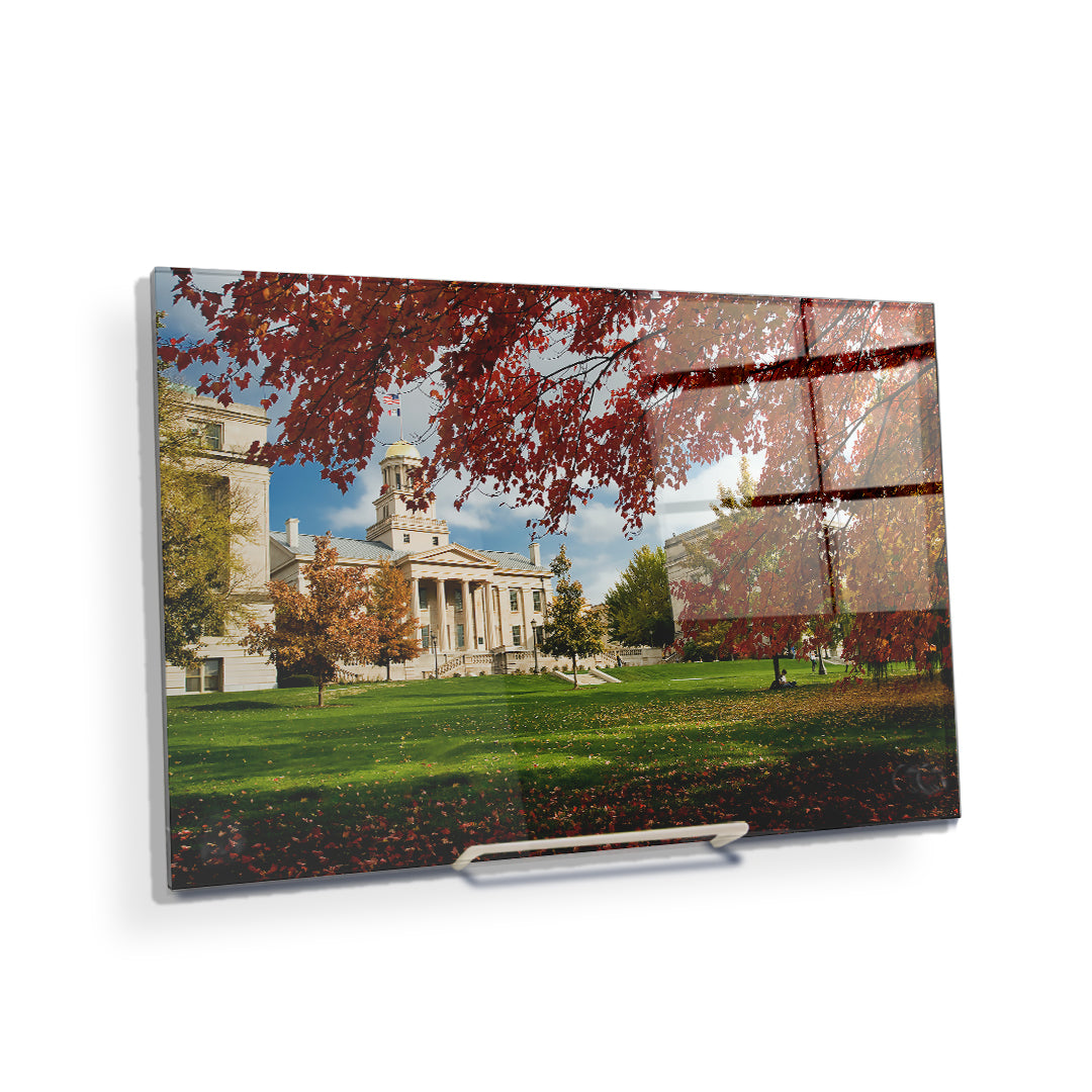 Iowa Hawkeyes - Fall Campus - College Wall Art #Canvas