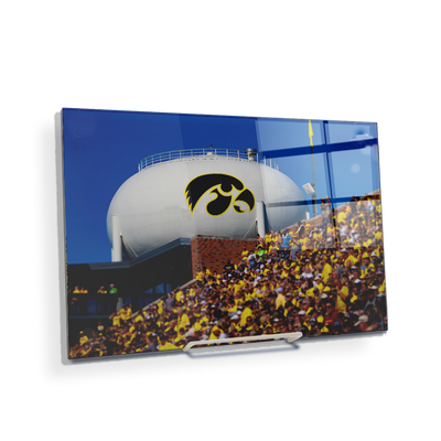 Iowa Hawkeyes - Hawkeye Water Tower - College Wall Art #Acrylic Mini