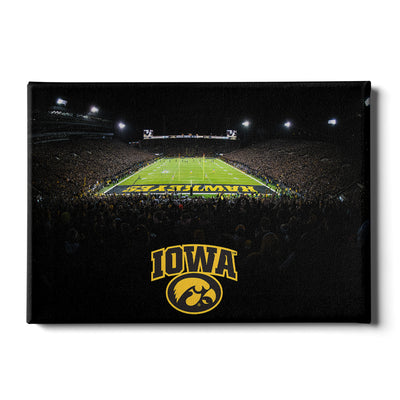 Iowa Hawkeyes - Iowa Black Out - College Wall Art #Canvas