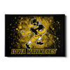 Iowa Hawkeyes - Old School Herkey's Iowa Hawkeyes - College Wall Art #Canvas