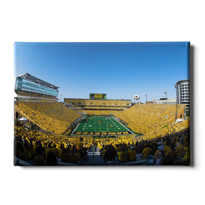 Iowa Hawkeyes - Gold Game - College Wall Art #Canvas