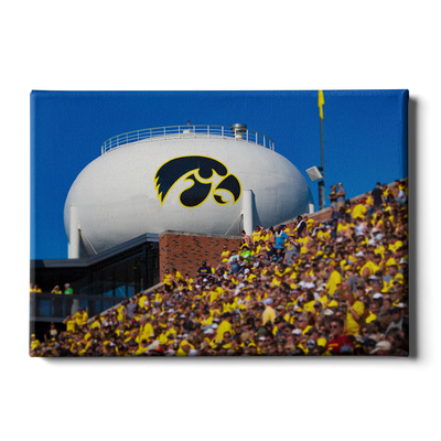 Iowa Hawkeyes - Hawkeye Water Tower - College Wall Art #Canvas