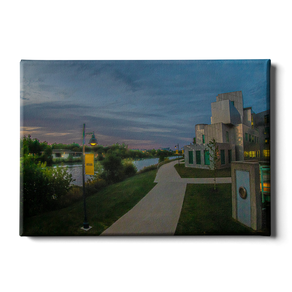 Iowa Hawkeyes - River Walk - College Wall Art #Canvas