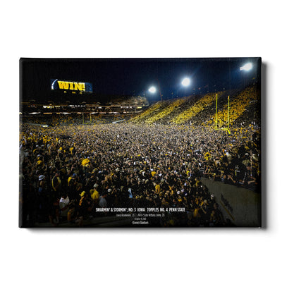 Iowa Hawkeyes - Swarmin' & Stomin' Kinnick Field No - College Wall Art #Canvas