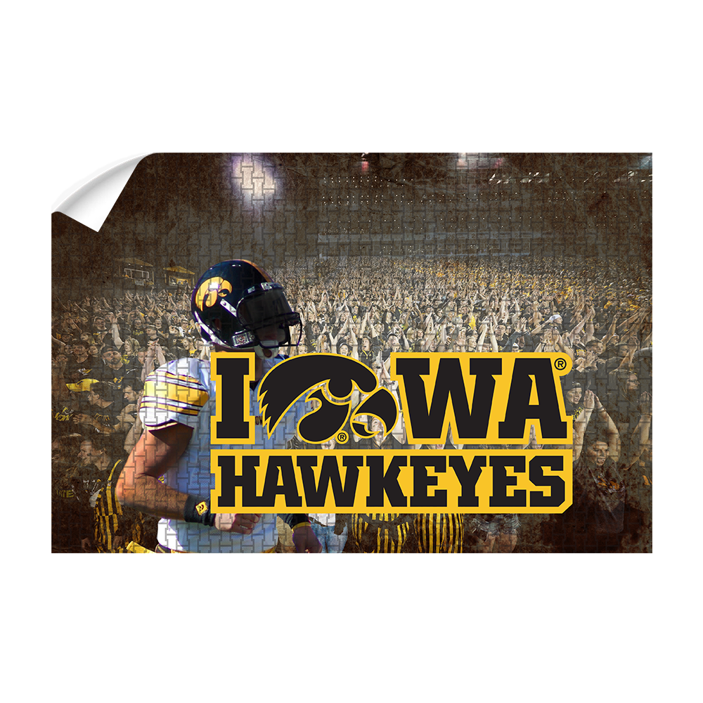 Iowa Hawkeyes - Iowa Hawkeyes football - College Wall Art #Canvas
