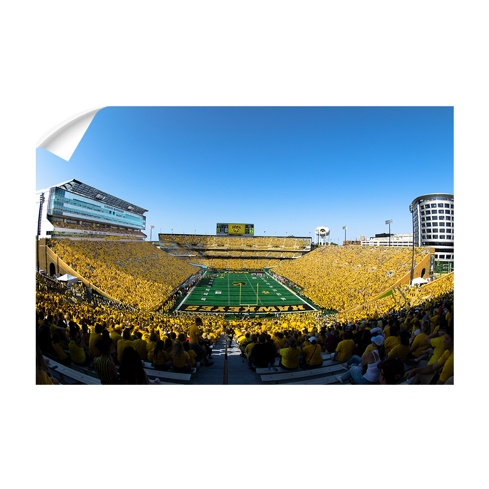 Iowa Hawkeyes - Gold Game - College Wall Art #Canvas