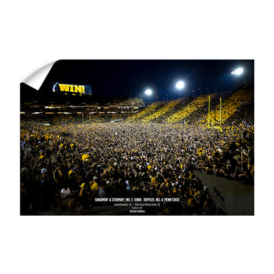 Iowa Hawkeyes - Swarmin' & Stomin' Kinnick Field No - College Wall Art #Wall Decal