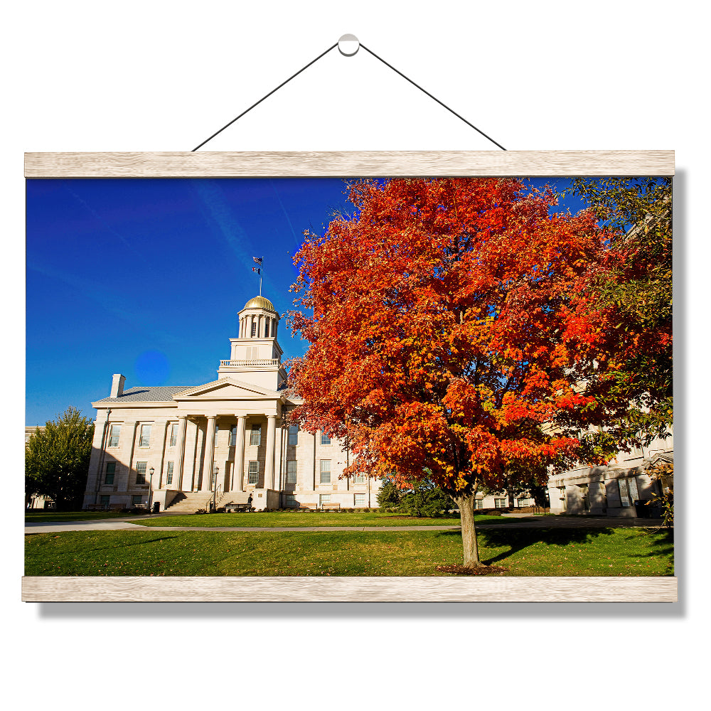 Iowa Hawkeyes- Autumn Old Capital - College Wall Art #Canvas