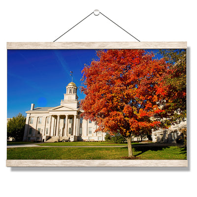 Iowa Hawkeyes- Autumn Old Capital - College Wall Art #Hanging Canvas