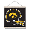 Iowa Hawkeyes - Iowa Helmet - College Wall Art #Hanging Canvas