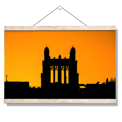 Iowa Hawkeyes - Iowa Sunset - College Wall Art #Hanging Canvas