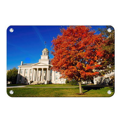 Iowa Hawkeyes- Autumn Old Capital - College Wall Art #Metal