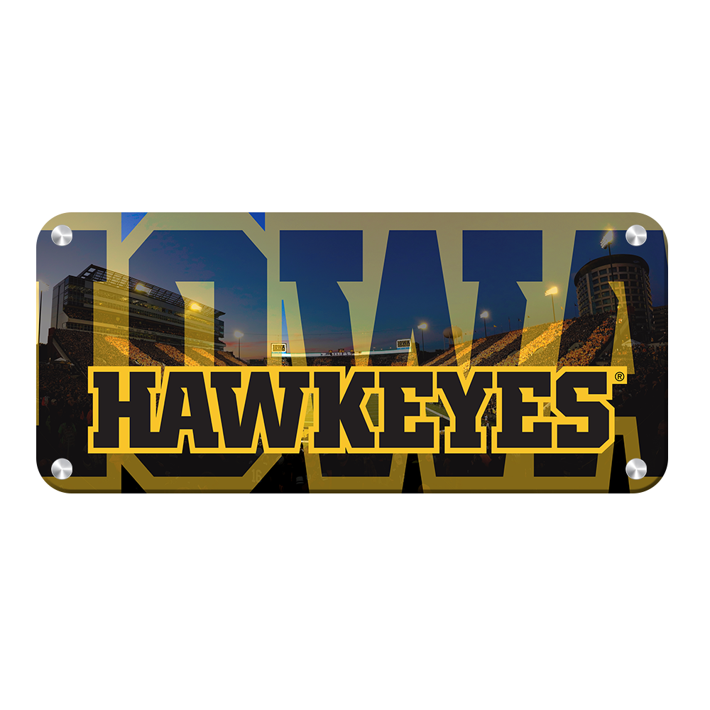 Iowa Hawkeyes - Iowa Hawkeyes Panoramic - College Wall Art #Canvas