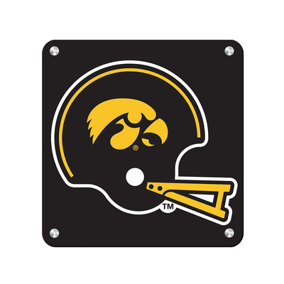 Iowa Hawkeyes - Iowa Helmet - College Wall Art #Metal