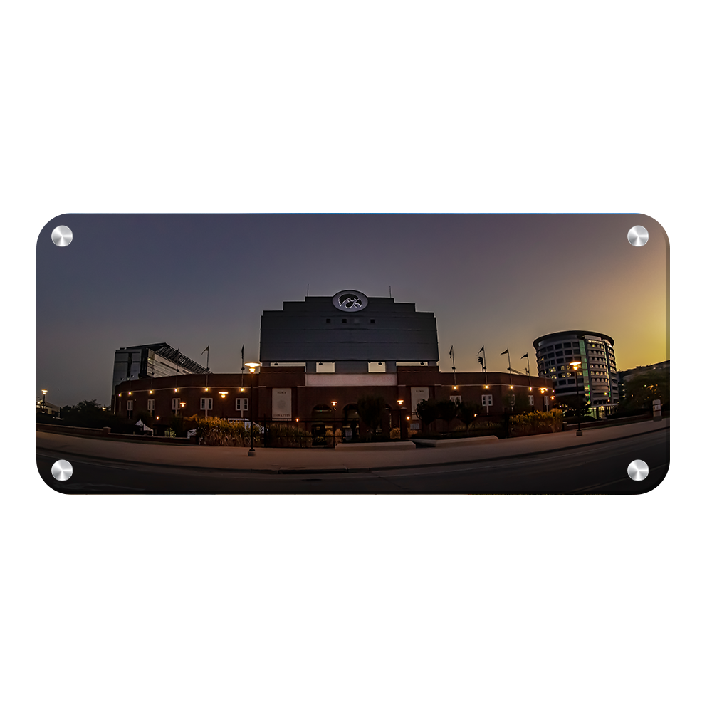Iowa Hawkeyes - Kinnick Game Day Dawn Panoramic - College Wall Art #Canvas