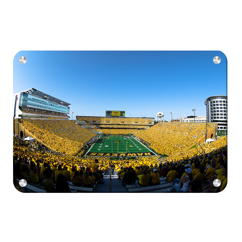 Iowa Hawkeyes - Gold Game - College Wall Art #Canvas