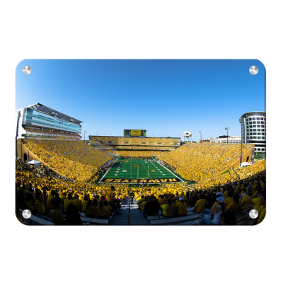 Iowa Hawkeyes - Gold Game - College Wall Art #Metal