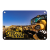 Iowa Hawkeyes - Herky Fight for Iowa - College Wall Art #Metal