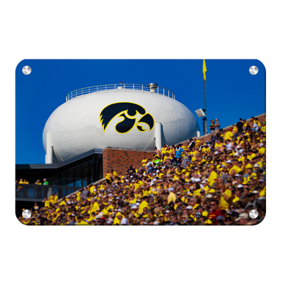 Iowa Hawkeyes - Hawkeye Water Tower - College Wall Art #Metal