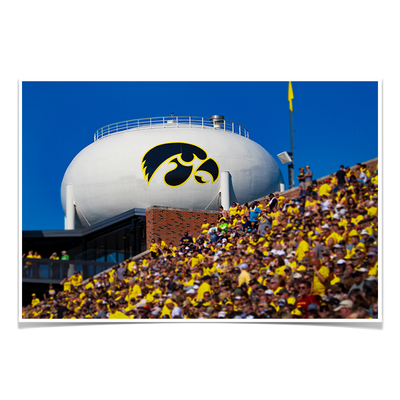 Iowa Hawkeyes - Hawkeye Water Tower - College Wall Art #Poster