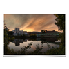 Iowa Hawkeyes - Sunrise on the Iowa River - College Wall Art #Poster