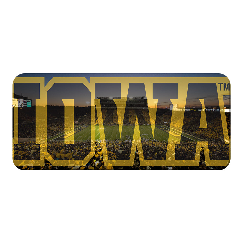 Iowa Hawkeyes - Iowa Pano - College Wall Art #Canvas