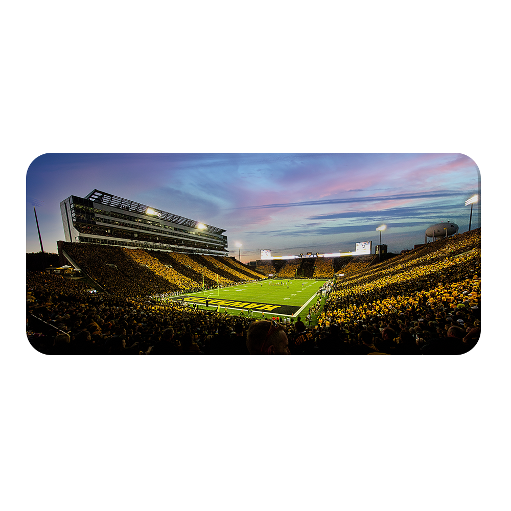 Iowa Hawkeyes - Kinnick Stadium Paint Pano - College Wall Art #Canvas
