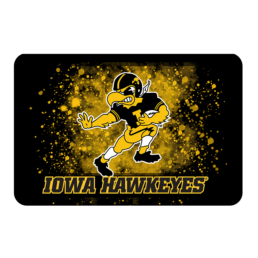 Iowa Hawkeyes - Old School Herkey's Iowa Hawkeyes - College Wall Art #Canvas
