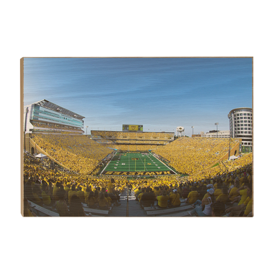 Iowa Hawkeyes - Gold Game - College Wall Art #Wood