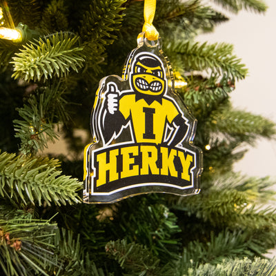 Iowa Hawkeyes - Herky Ornament & Bag Tag