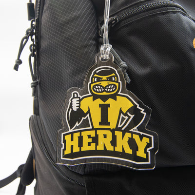 Iowa Hawkeyes - Herky Ornament & Bag Tag