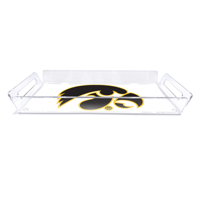 Iowa Hawkeyes - Tigerhawk Decorative Serving Tray