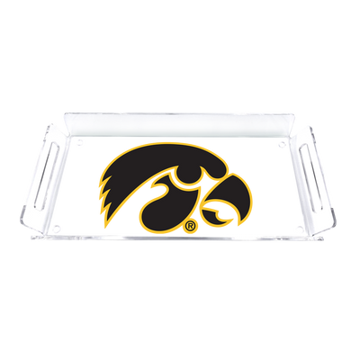 Iowa Hawkeyes - Tigerhawk Decorative Serving Tray