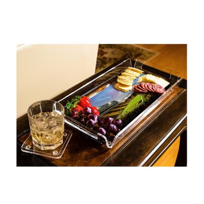 Iowa Hawkeyes - Kinnick Stadium Paint Decorative Serving Tray