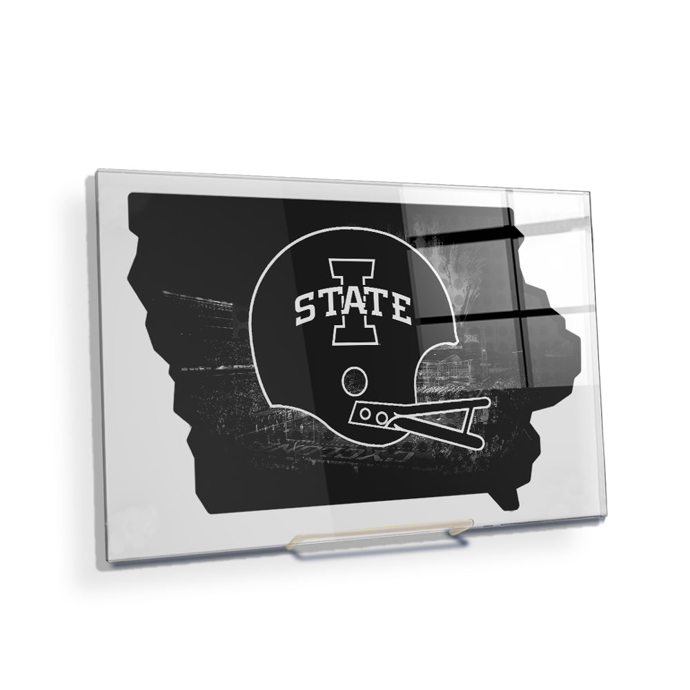 Iowa State Cyclones - Iowa State B&W - College Wall Art #Canvas