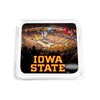 Iowa State Cyclones - Hilton Coliseum Fisheye Drink Coaster