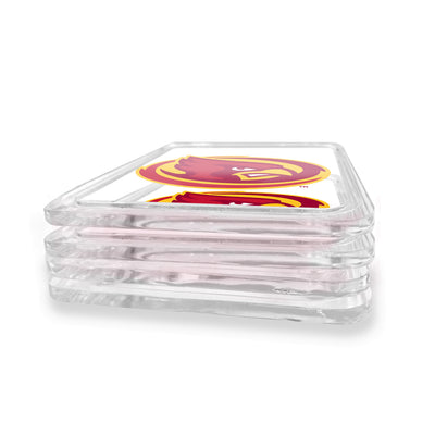 Iowa State Cyclones - Iowa State Cardinal Logo Drink Coaster