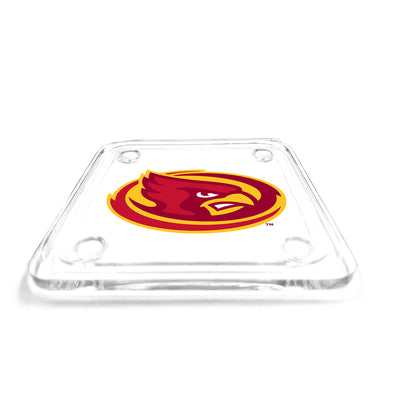 Iowa State Cyclones - Iowa State Cardinal Logo Drink Coaster